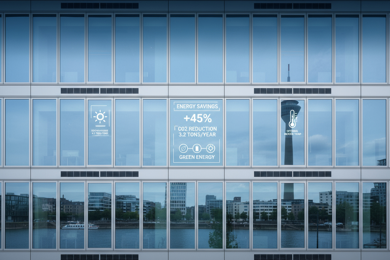 Smart Windows in Düsseldorf: Wie intelligente Fenster Ihre Energiekosten halbieren und den Wohnkomfort verdoppeln
